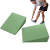 1 Pair Yoga Foam Wedge - Yoga Wedge Block, Comfortable Foam Yoga Prop | Yoga Posture Wedge with Sturdy and Sustainable, Foam Yoga Support, Yoga Alignment Wedge for Leg Calf Ankle and Foot Stretching view 4