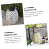 BESPORTBLE Solar Led Garden Lantern Light Decorative Outdoor Night Lantern Decorative view 3