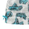 Kids Child Girls 3 Piece Swimsuits Bathing Suit Flower Print Bikini Tops Underpants Ruffles Tankini (Blue, 12-15 Years) view 3