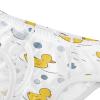 ALAZA Duck Polka Dots White Boys' Briefs Soft Underwear Available in Sizes 4t view 4