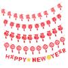 CIMAXIC 5pcs Year Banner Chinese Years Decorations Hanging Banner Decorative Party for Celebration view 1