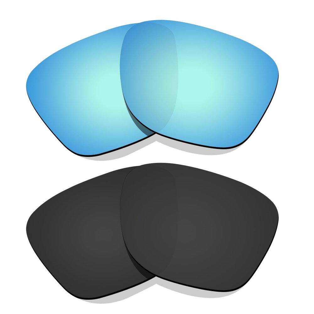 Littlebird4 1.5mm Polarized Lenses Replacement for Oakley Leffingwell OO9100 Sunglasses -MultiOptions (Black+Blue)