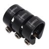 kowaku 2xBike Seat Post Clamp, Seatpost Clamp 25.4mm Premium Strong Rustproof Seat Pipe Clamp Bike Seat Tube Clamp for Saddle, BMX Replacement, Black, 2 view 2