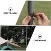 KOMBIUDA Multi-Functional Camping Rope Lightweight Lanyard for Outdoor Activities for Hanging Clothes Tarps Gear Windproof and Easy to Carry Khaki view 2
