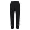 Striped Linen Pants Women Summer Women's Linen Cropped Wide Leg Pants Elastic Waist Casual Palazzo Trousers with Pockets White XX-Large view 2