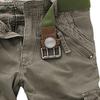 Casual Tactical Pants for Men Wash Cotton Ripstop Cargo Pants Outdoor Hiking Pants with Multi Pockets(No Belt) (Army Green2,34) view 2