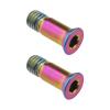 ECSiNG 2pcs Titanium Alloy Fixing Screws Bicycle Rear Derailleur Bolt Bicycle Derailleur Guide Wheel Fixing Screw for Road Bike Mountain Bike, Multicolor view 1