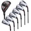 POSSOT Golf Irons Individual, Golf Iron Set for Men (5,6,7,8,9 and Golf Hybrid Right Handed with Regular Flex Steel Shaft, WHI-711 view 1