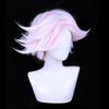 FantaLook Short White and Pink Cosplay Wig for Women Halloween Costume view 3