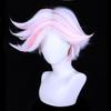 FantaLook Short White and Pink Cosplay Wig for Women Halloween Costume view 4