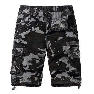 xoxingysm Mens Casual Hiking Cargo Shorts Camouflage Quick Dry Lightweight Comfy Shorts Stylish Military Utility Ripstop Tactical Shorts Summer Outdoor Hiking Training Fishing Shorts