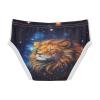 ALAZA Star Lion Space Boys' Briefs Soft Underwear Available in Sizes 3t Multicolor view 3