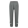 Linen Drawstring Pants Women Striped Women's Cotton Linen Wide Leg Pants Casual Drawstring Lounge Palazzo Loose Trousers White X-Large view 2