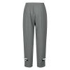 Linen Drawstring Pants Women Striped Women's Cotton Linen Wide Leg Pants Casual Drawstring Lounge Palazzo Loose Trousers White X-Large view 3