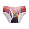 ALAZA Red Blossom Floral Fox Boys' Briefs Soft Underwear Available in Sizes 5t view 1