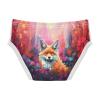 ALAZA Red Blossom Floral Fox Boys' Briefs Soft Underwear Available in Sizes 5t view 2