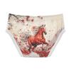 ALAZA Painting Red Horse Boys' Briefs Soft Underwear Available in Sizes 6y view 2