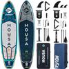 MOUSA 11'6''34&11'6''35" Extra Wide Inflatable Stand Up Paddle Board, Stable Long SUP for 2 People/Family, Shoulder Strap, 5 Handles, 100L Backpack, All-Round Sup Board, Removeable Fin view 1