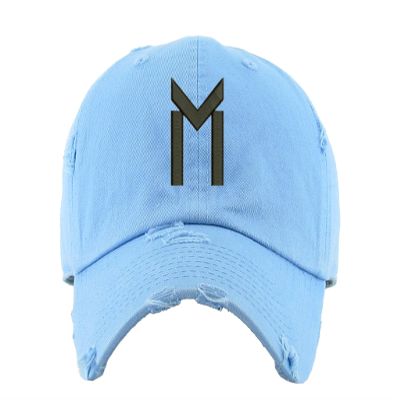 ALLNTRENDS Argentina Miami Hat M 10 Cap Sport Soccer Hats Embroidered Caps (Dad Hat, Black M, Light Blue)