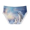 ALAZA Funny Cloud Bear Winter Boys' Briefs Soft Underwear Available in Sizes 8y Multicolor view 2