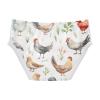 ALAZA Chicken Rooster Blossom Leaf Boys' Briefs Soft Underwear Available in Sizes 8y Multicolor view 2