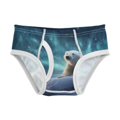ALAZA Funny Bear Cloud Boys' Briefs Soft Underwear Available in Sizes 8y Multicolor