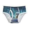 ALAZA Funny Bear Cloud Boys' Briefs Soft Underwear Available in Sizes 8y Multicolor view 1