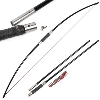 67 Inch Traditional Bow 25-120 Lbs Takedown Longbow Survival Bow English Longbow for Right Hand/Left Hand for Archery Target Hunting (115 Lbs)