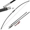 67 Inch Traditional Bow 25-120 Lbs Takedown Longbow Survival Bow English Longbow for Right Hand/Left Hand for Archery Target Hunting (115 Lbs) view 1