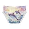 ALAZA Ocean Wave Dolphin Boys' Briefs Soft Underwear Available in Sizes 3t Multicolor view 2