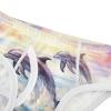 ALAZA Ocean Wave Dolphin Boys' Briefs Soft Underwear Available in Sizes 3t Multicolor view 4