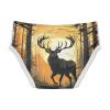 ALAZA Deer Sunset Mountain Landscape Boys' Briefs Soft Underwear Available in Sizes 2t Multicolor view 2