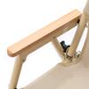 YLQHZW Chairs Camping Chair Portable Folding Chairs Outdoor with Wooden Armrest Portable Wide Back Chair for Camping Hiking Folding Chairs view 4