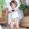 ALAZA Funny Cartoon Dinosaur Boys' Briefs Soft Underwear Available in Sizes 4t Multicolor view 2