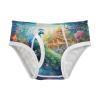 ALAZA Castle Blossom Peacock Boys' Briefs Soft Underwear Available in Sizes 4t Multicolor view 1