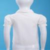 JEATHA Girls White Blouse Puff Short Sleeve Button Down Shirts Princess Bowknot School Uniform Tops Type A 13-14 Years view 4