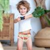 ALAZA Orange Mushroom Boys' Briefs Soft Underwear Available in Sizes 4t view 2