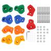 XHTLLO Kids Colorful Rock Climbing Wall Holds Set, Durable Playground Equipment Accessory view 1