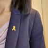 Yellow Ribbon Pins Israel Breast Cancer awareness lapel Pins Bring Them Home Israel Enamel Lapel Pin Ribbon Awareness Trendy Jewelry Gifts view 2