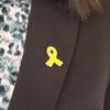 Yellow Ribbon Pins Israel Breast Cancer awareness lapel Pins Bring Them Home Israel Enamel Lapel Pin Ribbon Awareness Trendy Jewelry Gifts view 3
