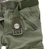 JEsilunmaMY Casual Tactical Pants for Men Wash Cotton Ripstop Cargo Pants Outdoor Hiking Pants with Multi Pockets(No Belt) (Army Green,34) view 2