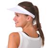 2 Pack Sun Visor Hats Women Men Clip On Wide Brim Visors Hat Outdoor Sports Golf Beach Travel Tennis Caps (White Pink) view 4