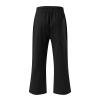 Generic White Linen Pants Women Straight Leg Women's Casual Cotton Linen Baggy Pants with Elastic Waist Relax Fit Lantern Trouser My Recent Orders Placed by Me On Prime Khaki X-Large, Black view 2