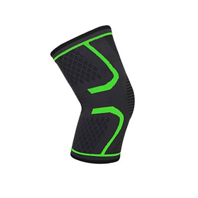 FRCOLOR Anti-slip Knee Support Sleeve for Running Outdoor Sports Green Comfortable Compression Brace for Injury Recovery Muscle Stability