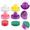 GANAZONO Mini Ice Hockey Pusher Tabletop Hockey Pucks Paddles Ice Supplies Party Fun view 3