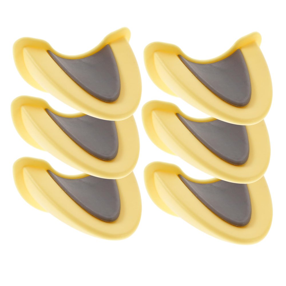 ULTECHNOVO 3pairs Creative Cat Ear Helmet Decorations Easy to Install Durable Ornaments for Motorcycle Bicycle and Electric Helmets Unique and Adorable Design Yellow Gray