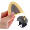 ULTECHNOVO 3pairs Creative Cat Ear Helmet Decorations Easy to Install Durable Ornaments for Motorcycle Bicycle and Electric Helmets Unique and Adorable Design Yellow Gray view 2