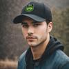 ALLNTRENDS Brazil Flag Soccer Cap Pride Nation Flag Trucker Hat Embroidery Countries Hats (White) view 2