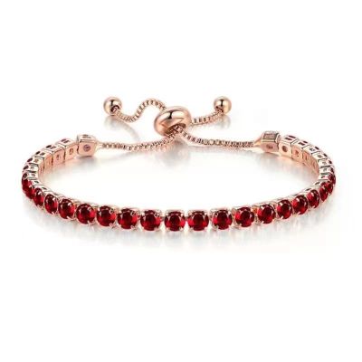 Fuqimanman2020 Tennis Bracelets For Women Green Bracelet Multicolor Rhinestone Chain Bracelets Adjustable Crystal Seed Bracelet Wedding Party Jewelry