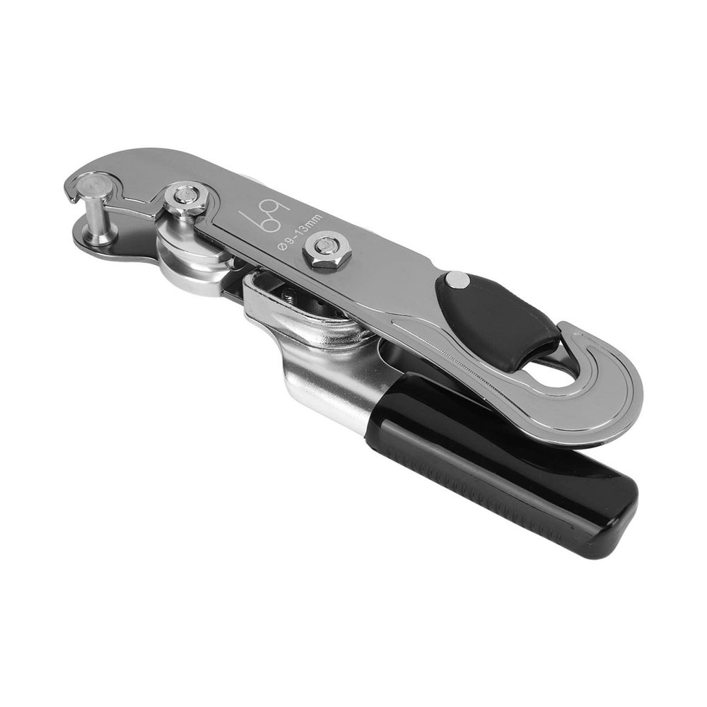 XHTLLO Rock Climbing Descender Rappelling Device, Aluminum Alloy Rope Stopper for Outdoor Climbing
